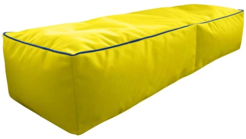 Πουφ Σκαμπό Plank Yellow 150X50