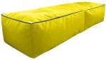 Πουφ Σκαμπό Plank Yellow 150X50