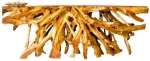 Κονσόλα HM9369 150x40x70cm Από Μασίφ Teak Ξύλο Natural