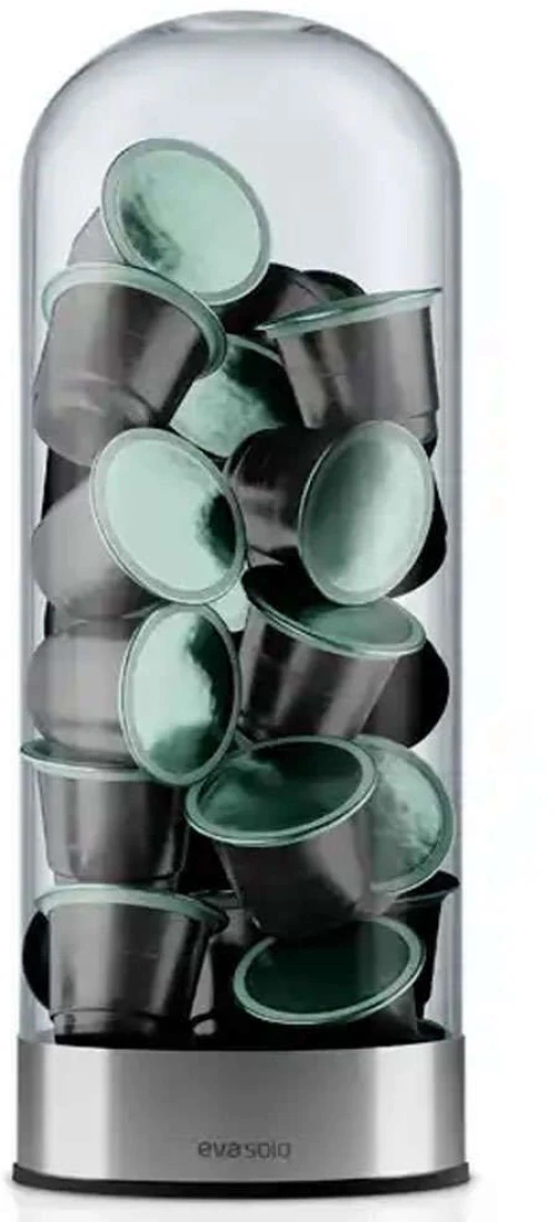 Βάση Για Κάψουλες 501101 Φ8x22,5cm Clear-Inox Eva Solo Ανοξείδωτο,Γυαλί