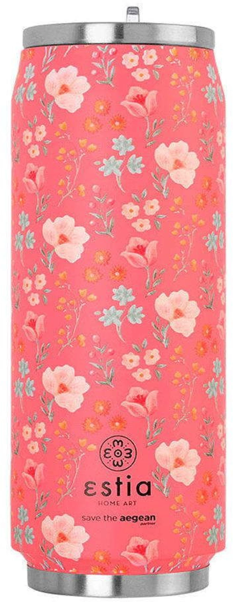 Ισοθερμικό Δοχείο Καφέ Save The Aegean Bouquet 01-16821 500ml Multi Estia