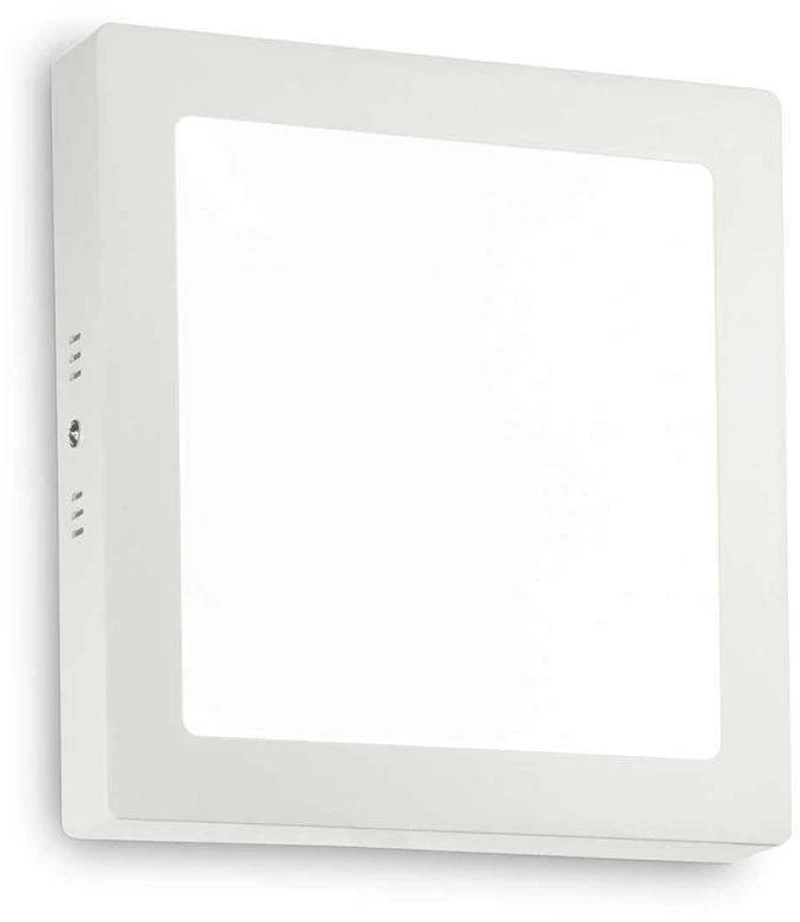 Πλαφονιέρα Universal Square 138640 22x22x4cm 19W 3000K White Ideal Lux