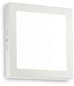 Πλαφονιέρα Universal Square 138640 22x22x4cm 19W 3000K White Ideal Lux