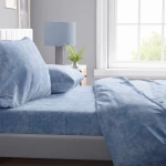 Σεντόνι Shadow 14 Sky Blue DimCol Υπέρδιπλο 240x270cm Βαμβάκι-Πολυέστερ