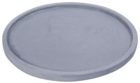 Διακοσμητική Πιατέλα Στρογγυλή TZU101 25x2cm Light Blue Espiel Τσιμέντο