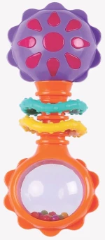Κουδουνίστρα Οδοντοφυϊας Twisting Barbell Rattle 4184183 3+ Μηνών Multi Playgro