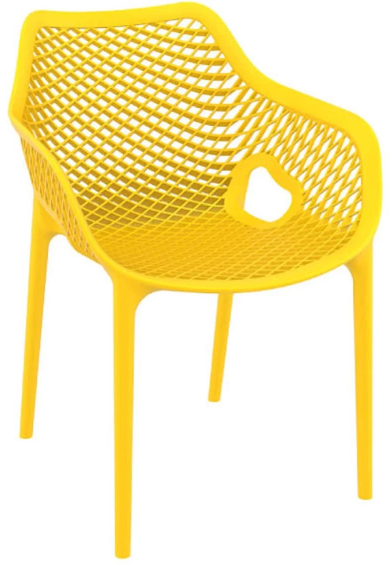 Πολυθρόνα Air XL Yellow 20-0364 57X60X81 cm Siesta Σετ 4τμχ