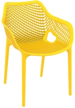 Πολυθρόνα Air XL Yellow 20-0364 57X60X81 cm Siesta Σετ 4τμχ