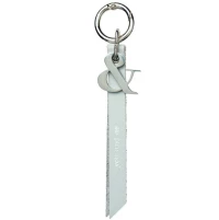 Μπρελόκ Δερμάτινο You & Me RD0016944 2x13cm Silver Raeder