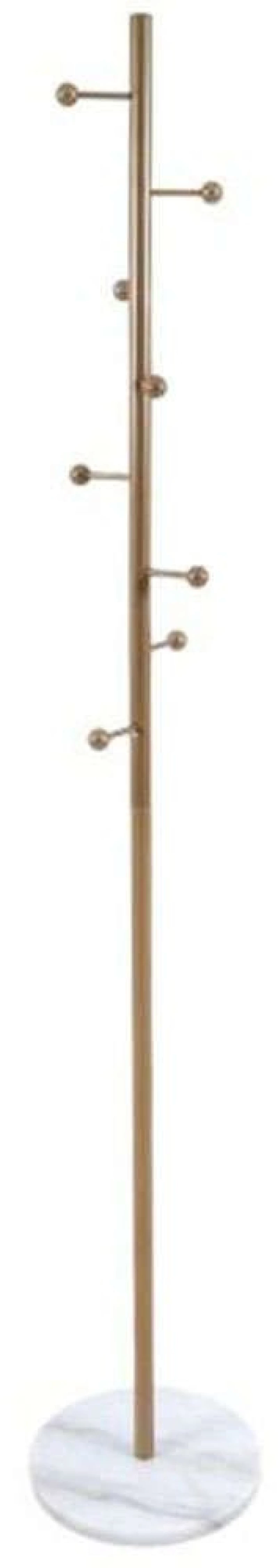 Καλόγερος Μεταλλικός 826162 173cm Gold-White Ankor Μέταλλο,Μάρμαρο