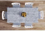 Καρέ Αλέκιαστο Panama Shadow Light Grey DimCol 90X90cm 90x90cm Βαμβάκι-Πολυέστερ