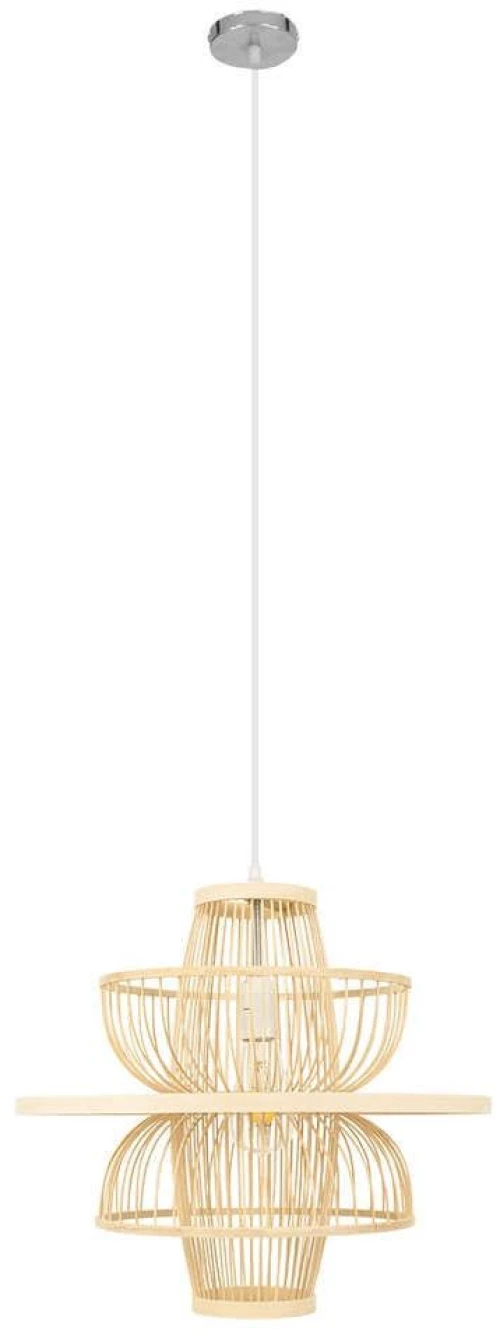 Φωτιστικό Οροφής Bali 00861 1xΕ27 Φ45x42,5cm Beige GloboStar