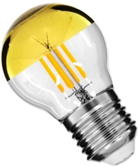 Λαμπτήρας Led Filament 99106 G45 E27 4W 420lm Dimmable Clear-Gold GloboStar 4W