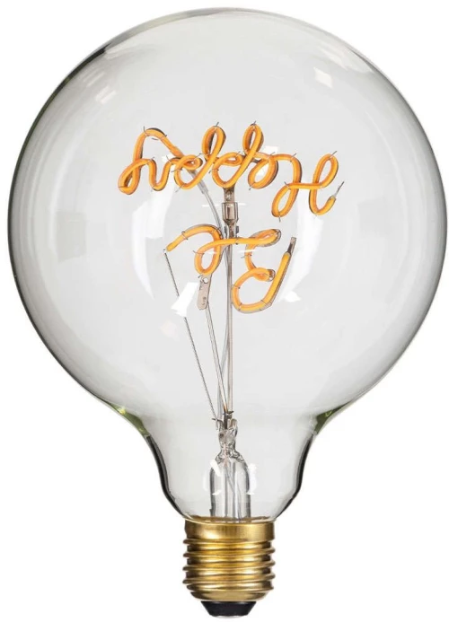 Λαμπτήρας Led Be Happy 99258 Φ12,5x18cm E27 4W 340lm Dimmable 2200K Clear Globostar 4W