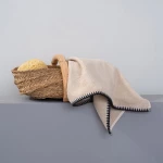 Πετσέτα Brooklyn Beige Palamaiki Χεριών 30x50cm 100% Βαμβάκι