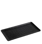 Πιατέλα Σερβιρίσματος Wavy Matte Mlb536K30-6 32,5Χ17,6cm Black Espiel Μελαμίνη