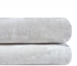 Κουβέρτα Notte 00 White Kentia Υπέρδιπλο 220x240cm Πολυέστερ