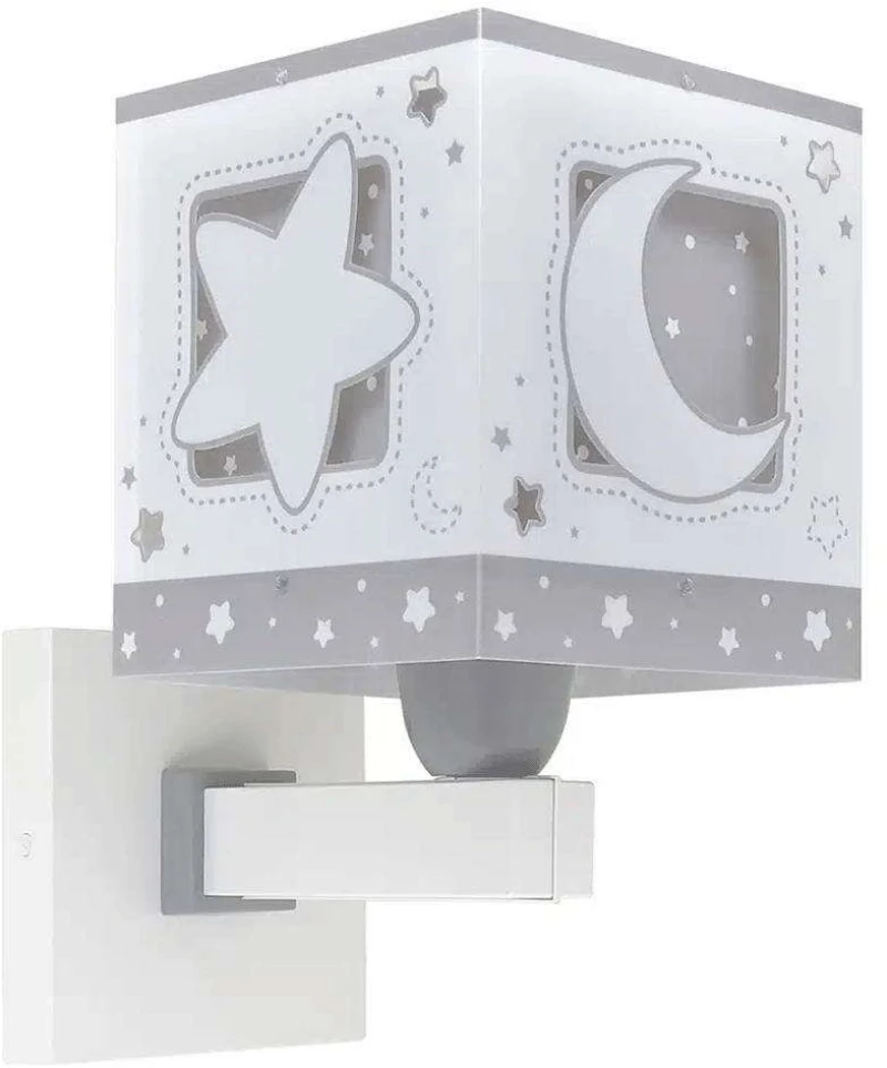 Φωτιστικό Τοίχου - Απλίκα Moonlight 63239E 24x20x15cm 1xE27 15W Grey Ango
