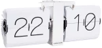 Ρολόι Flip KA5602WH 36x8,5x14cm White Karlsson Μέταλλο
