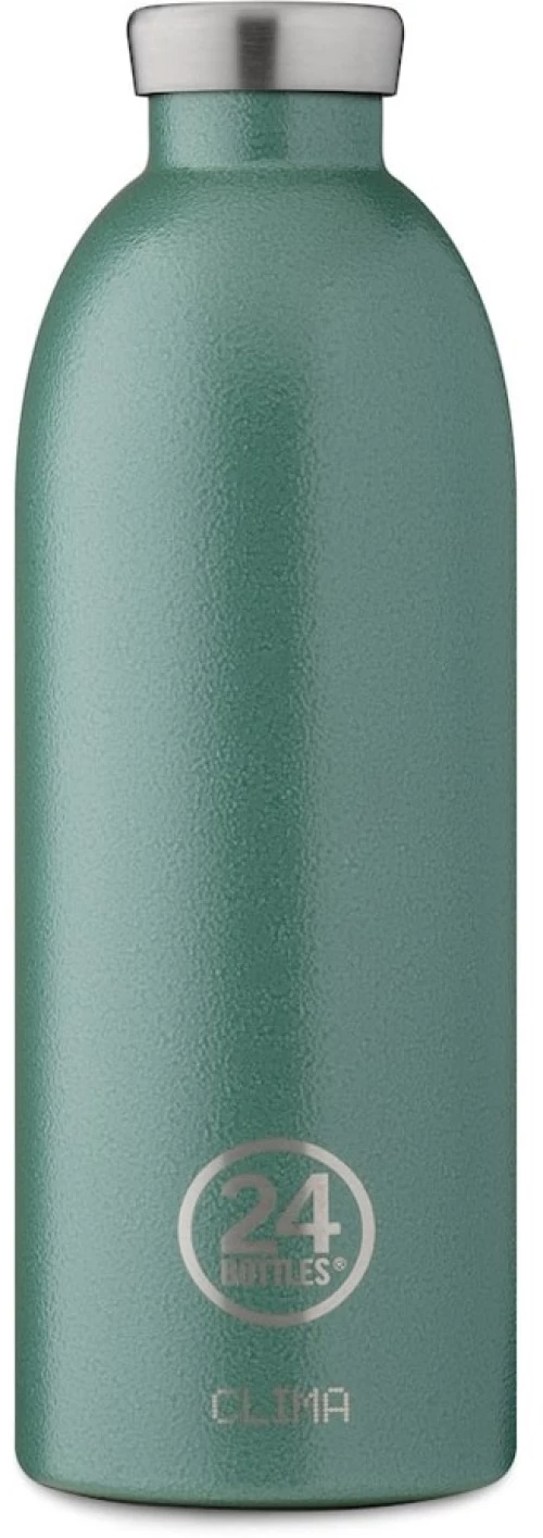 24 Bottles - Clima Bottle 0,85 L - Rustic Moss Green (24B432) / Home and Kitchen