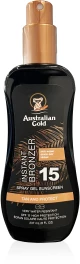 Australian Gold - Sunscreen Spray Gel w. Instant Bronzer 237 ml - SPF 15 / Beauty