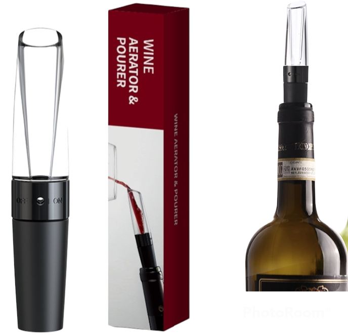 Εξαερωτήρας και σερβίρισμα κρασιού