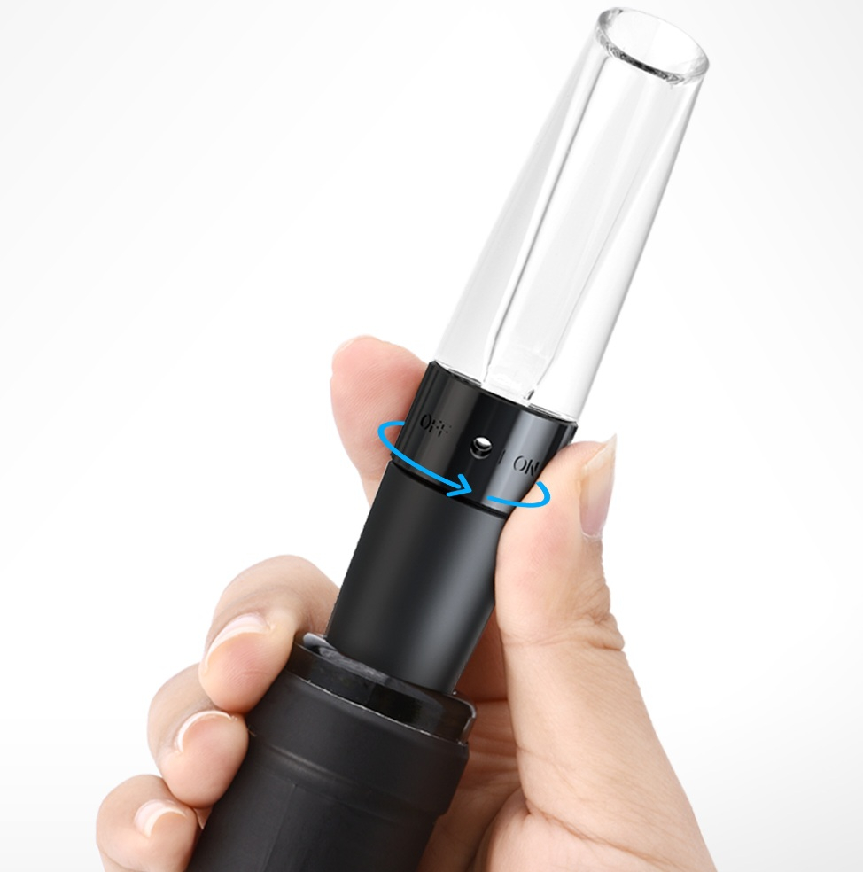 Εξαερωτήρας και σερβίρισμα κρασιού