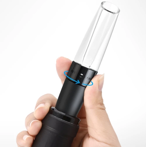 Εξαερωτήρας και σερβίρισμα κρασιού