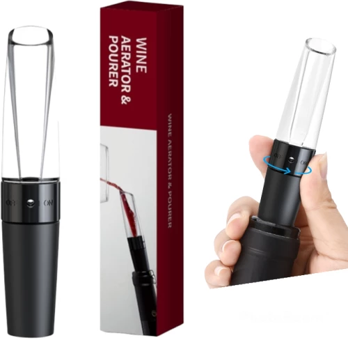 Εξαερωτήρας και σερβίρισμα κρασιού