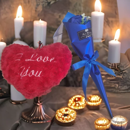 Μαξιλάρι Αγίου Βαλεντίνου με τριαντάφυλλο