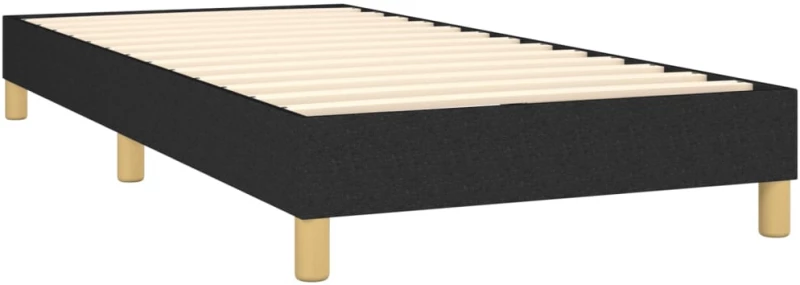 ΚΡΕΒΑΤΙ BOXSPRING ΜΕ ΣΤΡΩΜΑ & LED ΜΑΥΡΟ 90X200 ΕΚ. ΥΦΑΣΜΑΤΙΝΟ 3133927
