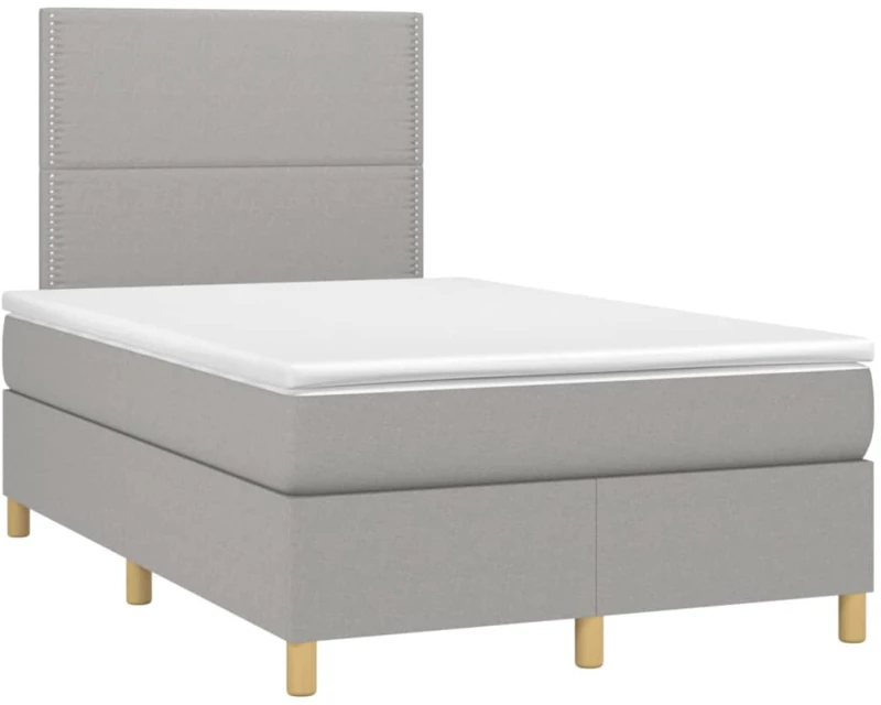 ΚΡΕΒΑΤΙ BOXSPRING ΜΕ ΣΤΡΩΜΑ & LED ΑΝ.ΓΚΡΙ 120X200 ΕΚ ΥΦΑΣΜΑΤΙΝΟ 3135341