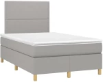 ΚΡΕΒΑΤΙ BOXSPRING ΜΕ ΣΤΡΩΜΑ & LED ΑΝ.ΓΚΡΙ 120X200 ΕΚ ΥΦΑΣΜΑΤΙΝΟ 3135341