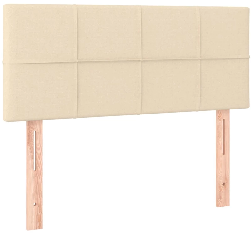 ΚΡΕΒΑΤΙ BOXSPRING ΜΕ ΣΤΡΩΜΑ & LED ΚΡΕΜ 120X200 ΕΚ. ΥΦΑΣΜΑΤΙΝΟ 3133146