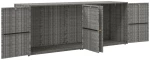ΝΤΟΥΛΑΠΙ ΑΠΟΘΗΚΕΥΣΗΣ ΚΗΠΟΥ ΓΚΡΙ 198X55,5X80 ΕΚ. ΣΥΝΘΕΤΙΚΟ ΡΑΤΑΝ 319871