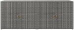 ΝΤΟΥΛΑΠΙ ΑΠΟΘΗΚΕΥΣΗΣ ΚΗΠΟΥ ΓΚΡΙ 198X55,5X80 ΕΚ. ΣΥΝΘΕΤΙΚΟ ΡΑΤΑΝ 319871