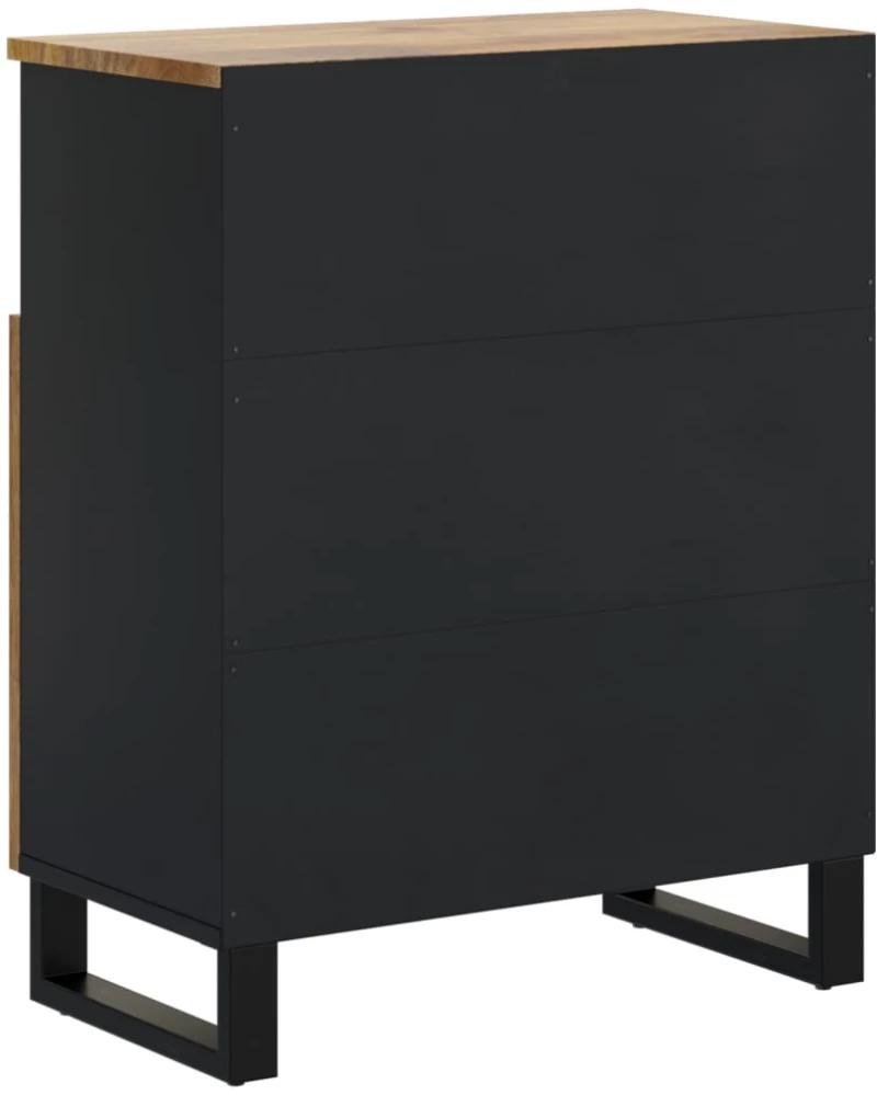 ΝΤΟΥΛΑΠΙ ΜΕ 2 ΠΟΡΤΕΣ 60 X 33 X 75 ΕΚ. ΑΠΟ ΜΑΣΙΦ ΞΥΛΟ ΜΑΝΓΚΟ 352916