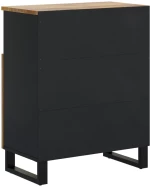 ΝΤΟΥΛΑΠΙ ΜΕ 2 ΠΟΡΤΕΣ 60 X 33 X 75 ΕΚ. ΑΠΟ ΜΑΣΙΦ ΞΥΛΟ ΜΑΝΓΚΟ 352916