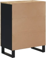 ΝΤΟΥΛΑΠΙ ΜΕ 4 ΠΟΡΤΕΣ 60 X 33 X 75 ΕΚ. ΑΠΟ ΜΑΣΙΦ ΞΥΛΟ ΜΑΝΓΚΟ 352917