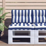 ΜΑΞΙΛΑΡΙ ΠΑΛΕΤΑΣ ΜΠΛΕ & ΛΕΥΚΟ ΡΙΓΕ 60 X 40 X 12 ΕΚ. ΥΦΑΣΜΑΤΙΝΟ 360572