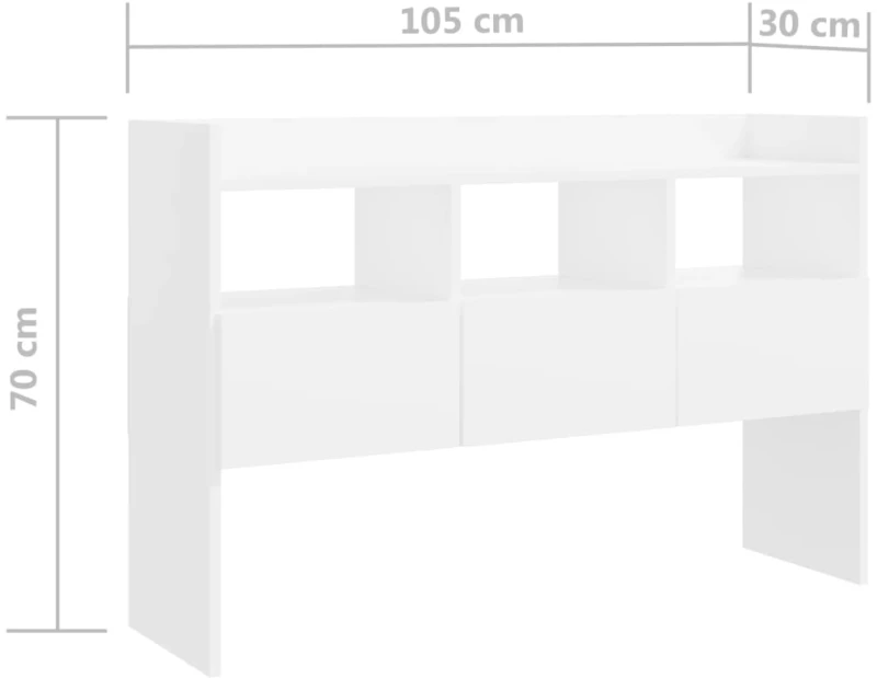 ΜΠΟΥΦΕΣ ΛΕΥΚΟΣ 105 X 30 X 70 ΕΚ. ΑΠΟ ΜΟΡΙΟΣΑΝΙΔΑ 808377