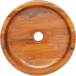 ΝΙΠΤΗΡΑΣ Ø40 X 10 ΕΚ. ΑΠΟ ΜΑΣΙΦ ΞΥΛΟ TEAK 326159