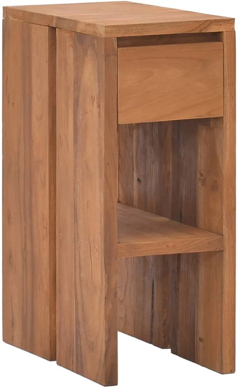 ΚΟΜΟΔΙΝΟ 20 X 35 X 50 ΕΚ. ΑΠΟ ΜΑΣΙΦ ΞΥΛΟ TEAK 326122