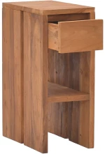 ΚΟΜΟΔΙΝΟ 20 X 35 X 50 ΕΚ. ΑΠΟ ΜΑΣΙΦ ΞΥΛΟ TEAK 326122