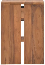 ΚΟΜΟΔΙΝΟ 20 X 35 X 50 ΕΚ. ΑΠΟ ΜΑΣΙΦ ΞΥΛΟ TEAK 326122