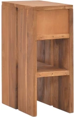 ΚΟΜΟΔΙΝΟ 20 X 35 X 50 ΕΚ. ΑΠΟ ΜΑΣΙΦ ΞΥΛΟ TEAK 326122