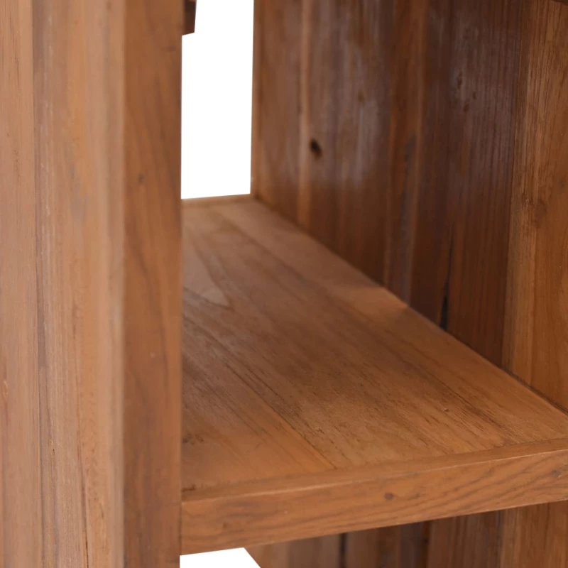 ΚΟΜΟΔΙΝΟ 20 X 35 X 50 ΕΚ. ΑΠΟ ΜΑΣΙΦ ΞΥΛΟ TEAK 326122