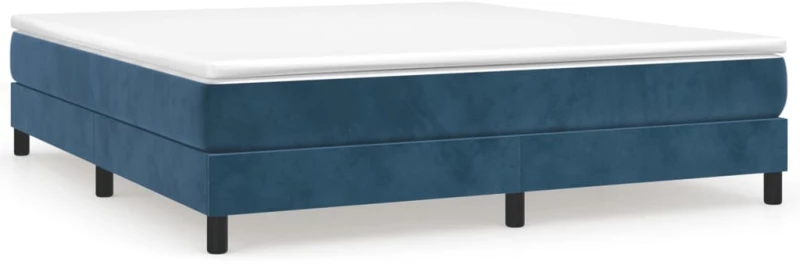 ΚΡΕΒΑΤΙ BOXSPRING ΜΕ ΣΤΡΩΜΑ ΣΚΟΥΡΟ ΜΠΛΕ 180X200 ΕΚ. ΒΕΛΟΥΔΙΝΟ 3144349