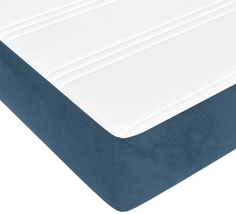 ΚΡΕΒΑΤΙ BOXSPRING ΜΕ ΣΤΡΩΜΑ ΣΚΟΥΡΟ ΜΠΛΕ 180X200 ΕΚ. ΒΕΛΟΥΔΙΝΟ 3144349