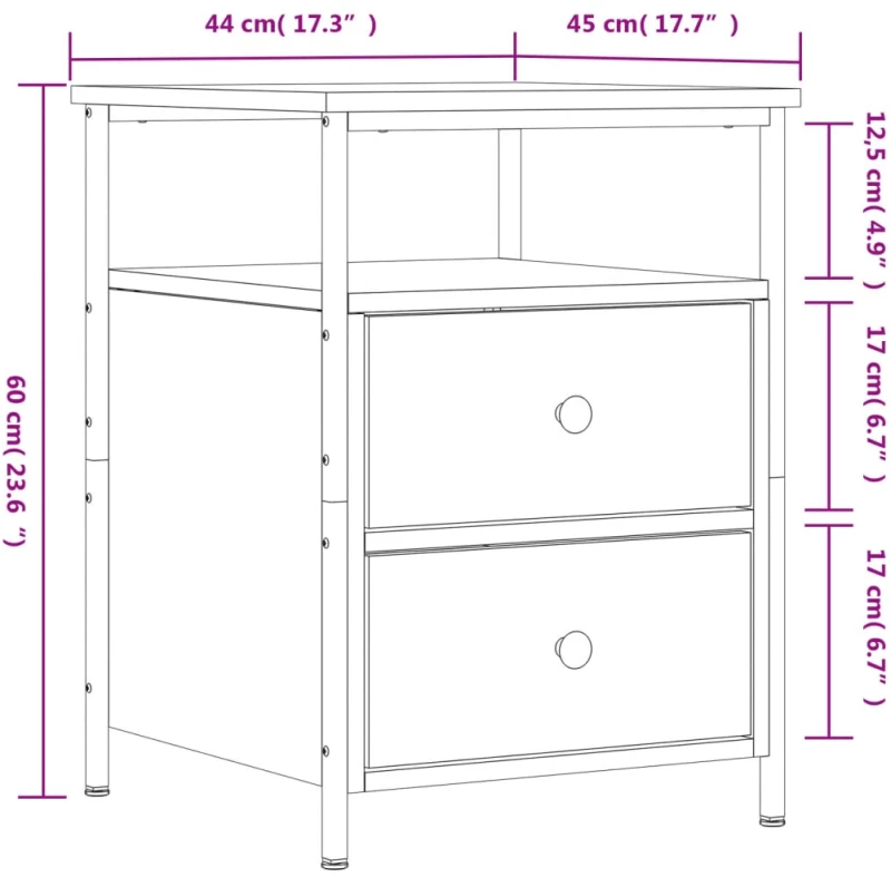 ΚΟΜΟΔΙΝΟ ΚΑΦΕ ΔΡΥΣ 44 X 45 X 60 ΕΚ. ΑΠΟ ΕΠΕΞΕΡΓΑΣΜΕΝΟ ΞΥΛΟ 826011